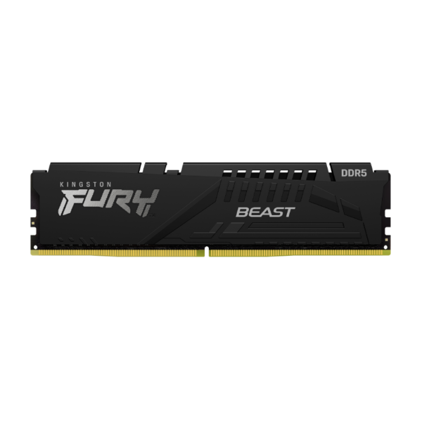 Memoria RAM DDR5 16GB 5200MTs Kingston Fury Beast Black