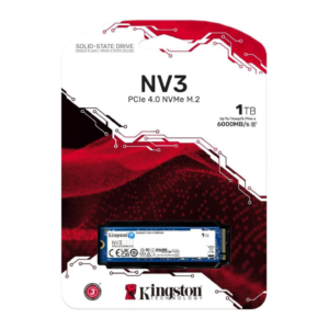 Unidad SSD Kingston NV3, 1TB, M.2 2280, NVMePCIe 4.0 x4