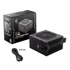 Fuente de Poder 750W MSI MAG A750BN, Certificada 80+ Plus Bronze